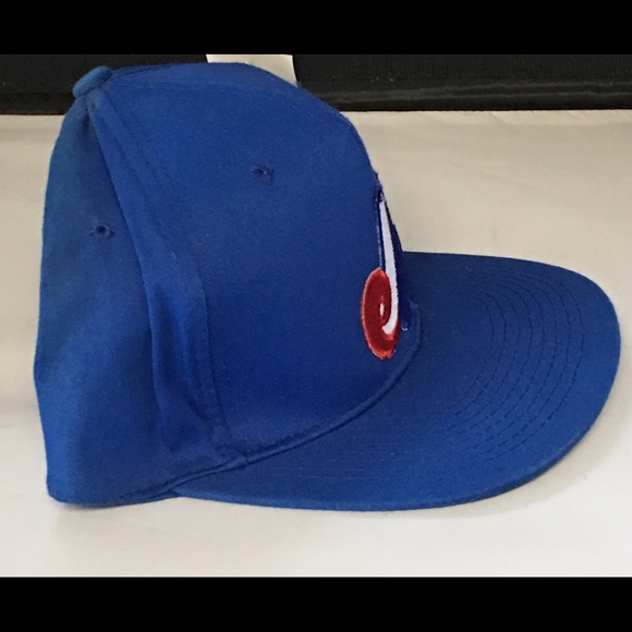 Montreal Expos MLB Vintage SnapBack Cap Hat Blue - Picture 3 of 5